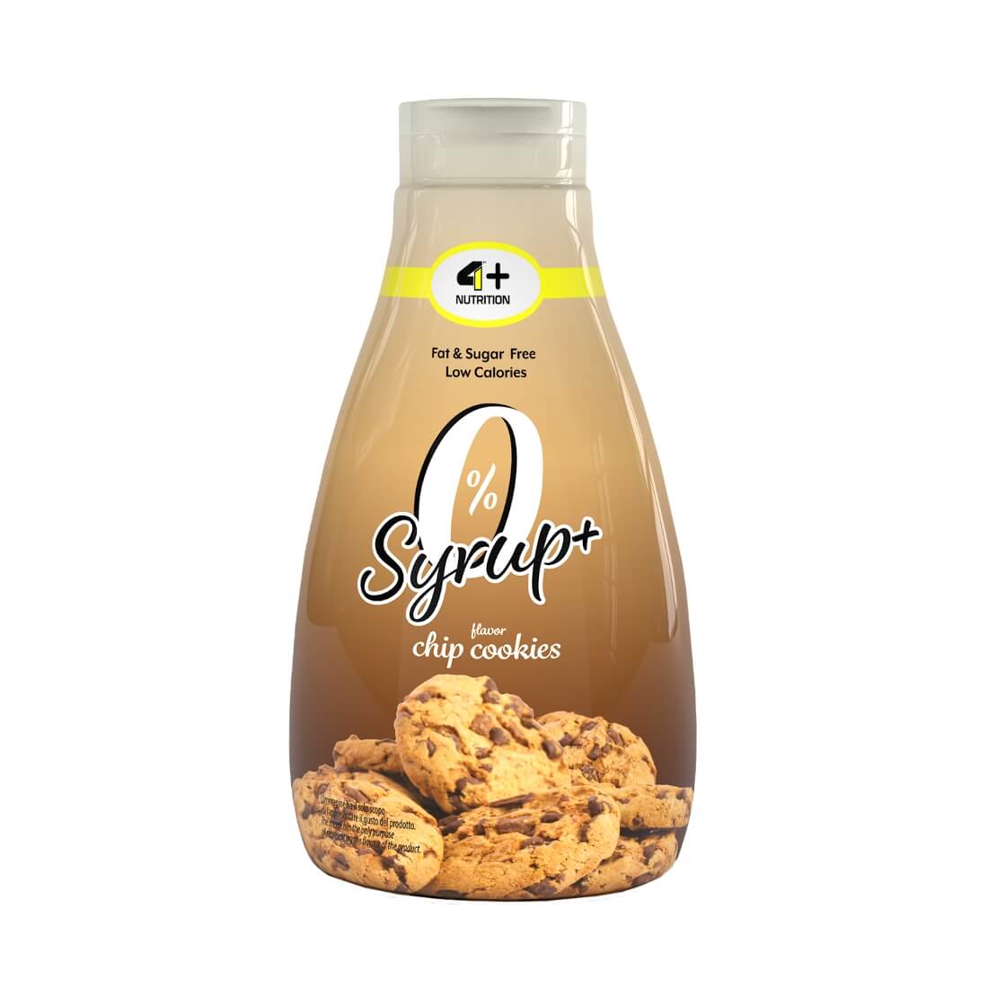 Sirop dietetic +4 Nutrition, Aroma biscuiti cu ciocolata, 425 ml