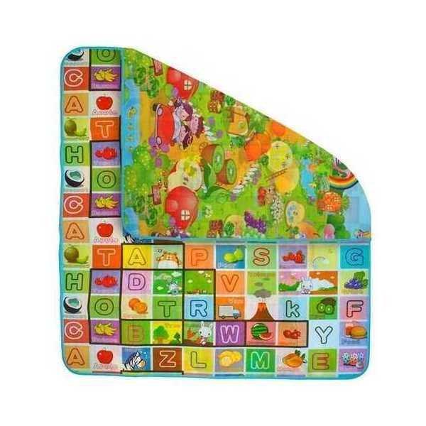 Covoras de joaca termoizolant cu doua fete 180 X 200 cm, MY6748_1, Iso Trade