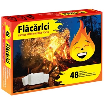 Pastile pentru aprins focul, Flacarici, 48buc Pastile pentru aprins focul, Flacarici, 48buc