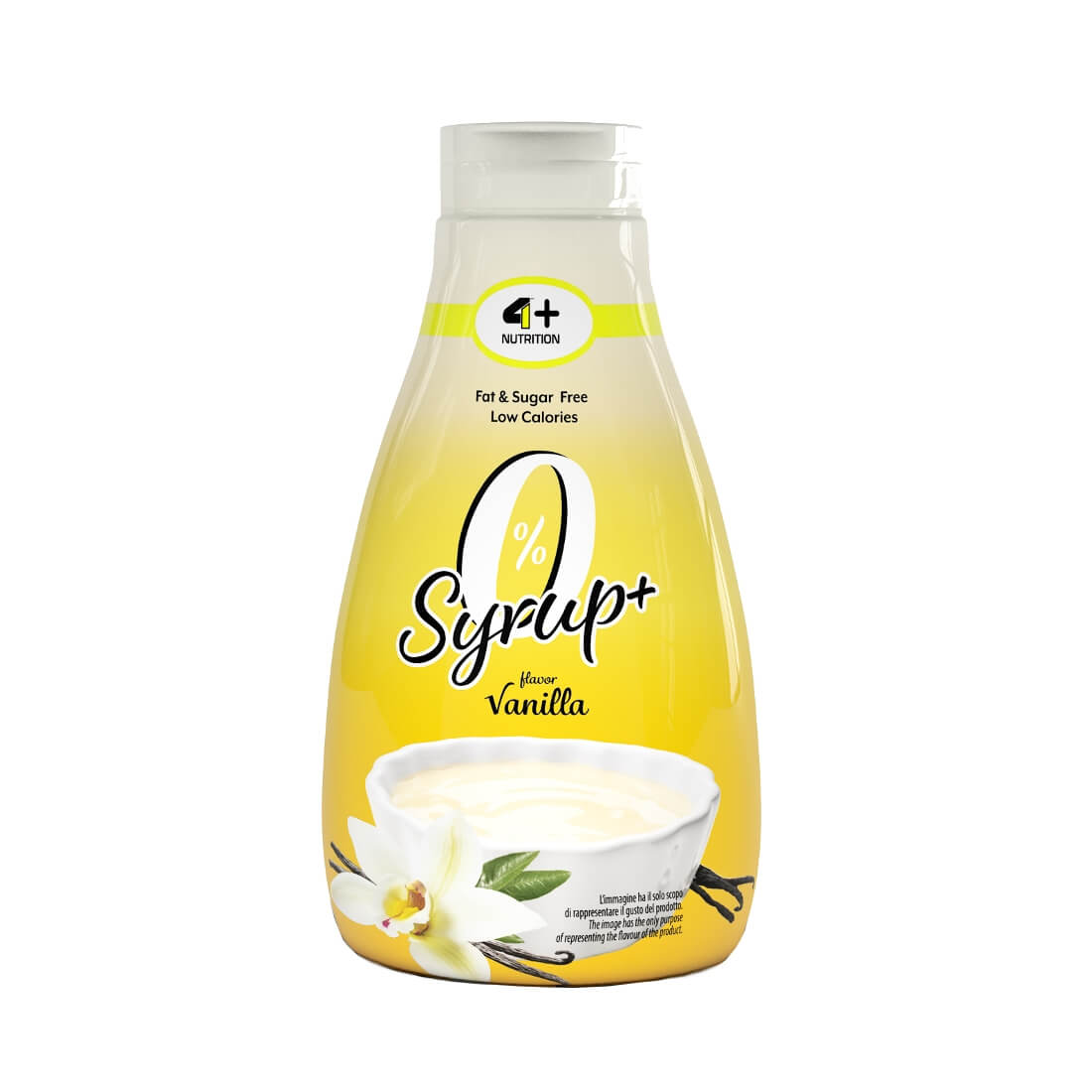 Sirop dietetic +4 Nutrition, Aroma vanilie, 425 ml