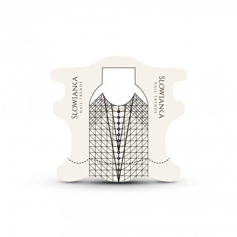 Set 500 buc, sabloane Slowianka albe