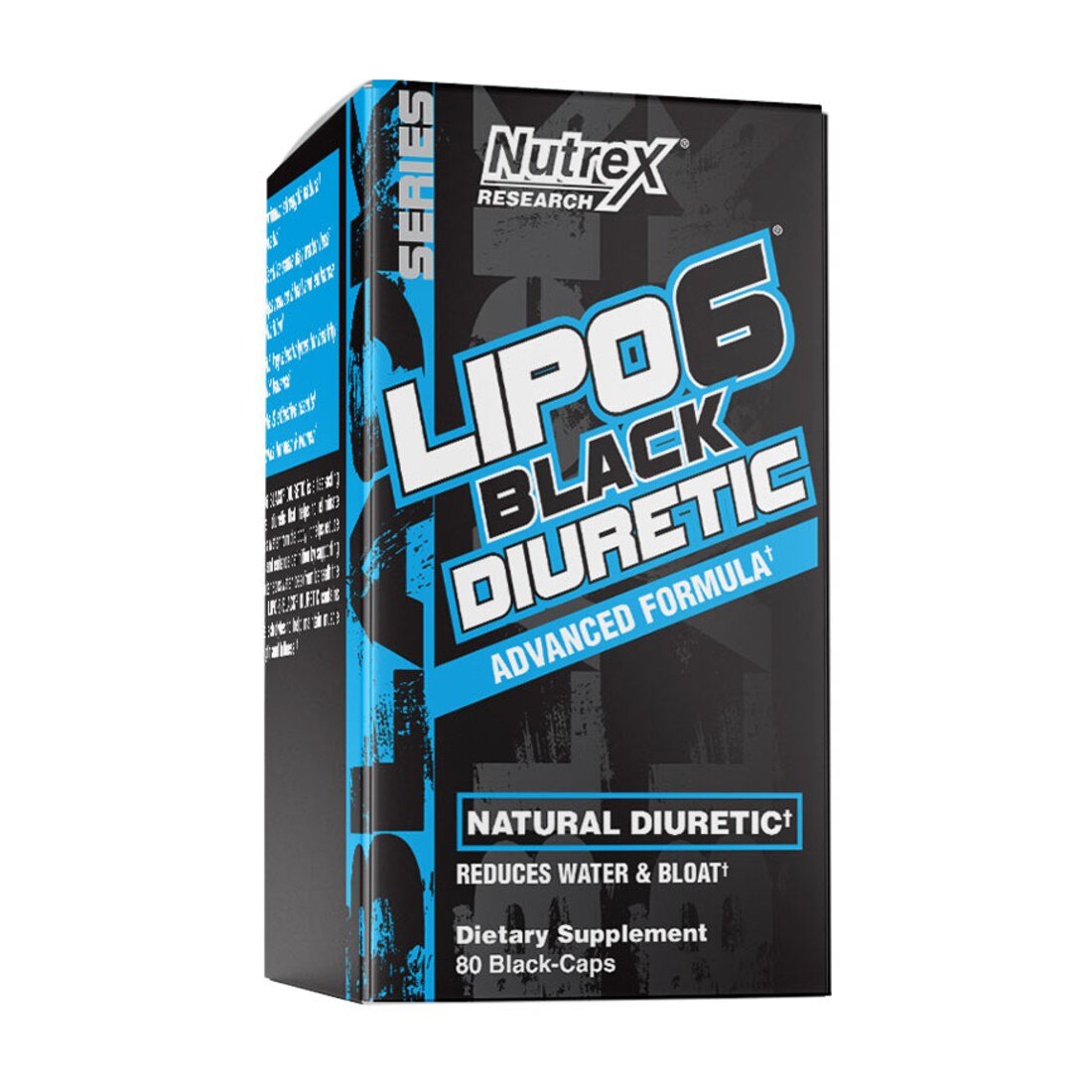 Supliment alimentar Nutrex Lipo 6 Black Diuretic, 120 capsule