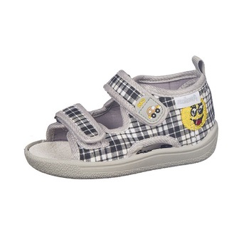 Sandale pentru baieti American Club 590/17G-24, Gri 24 EU Sandale pentru baieti American Club 590/17G-24, Gri 24 EU