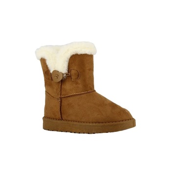 Cizme de iarna, maro cu blanita Cizme de iarna, maro cu blanita