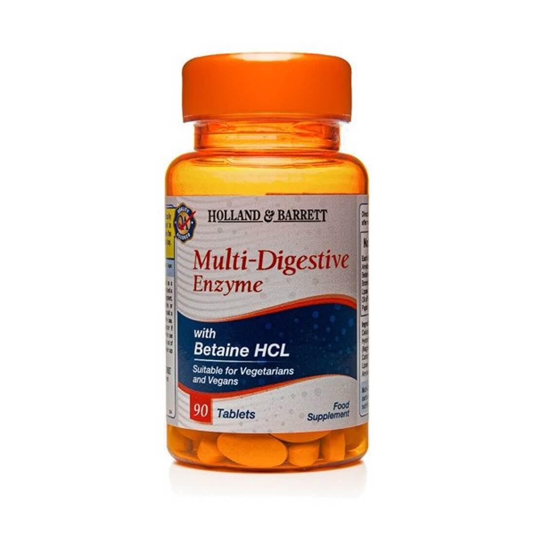 Supliment alimentar Multidigest Enzyme, Holland & Barrett, 90 capsule