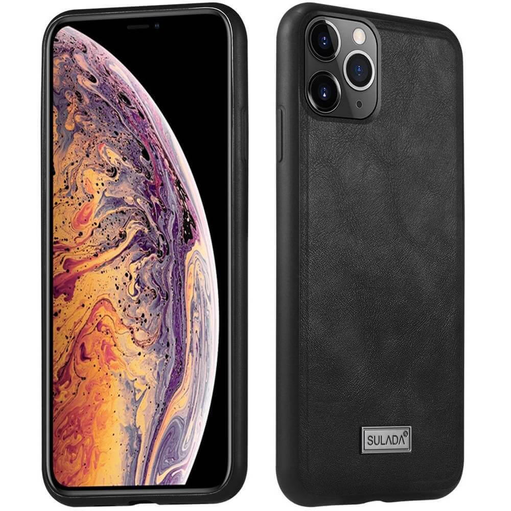 Husa Compatibila iPhone 12 / 12 Pro, Sulada Royal, Negru