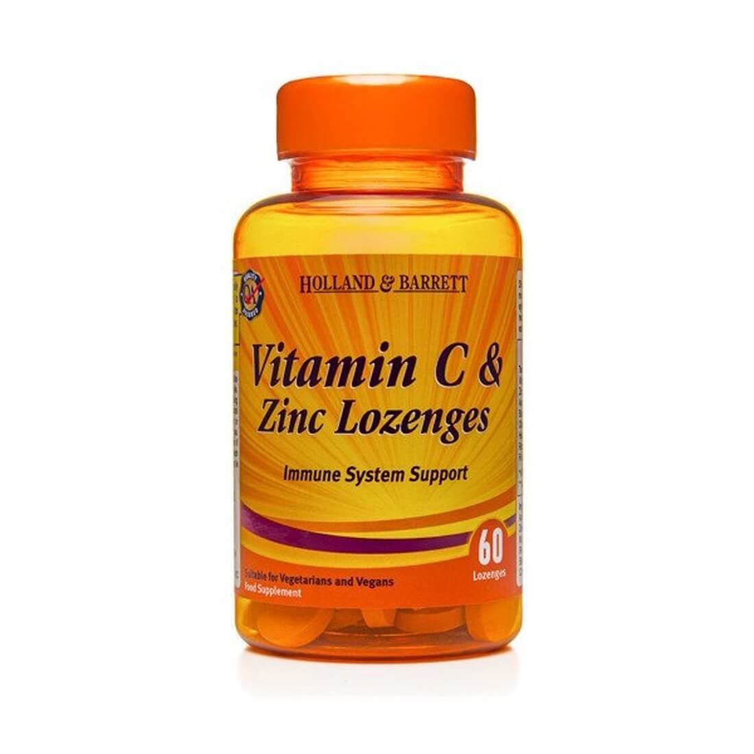 Vitamina C/Zinc Holland & Barrett, 60 capsule - eMAG.ro