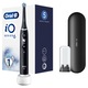 Periuta de dinti electrica Oral-B iO6 cu tehnologie magnetica si micro-vibratii, inteligenta artificiala, display led interactiv, senzor de presiune smart, timer vizibil, 5 moduri, 1 capat, trusa de calatorie, negru