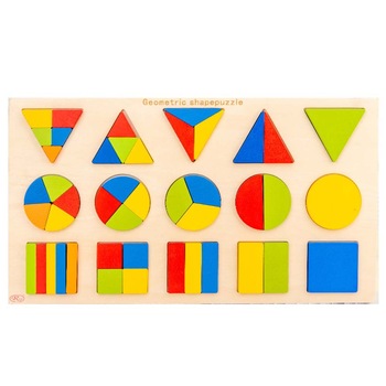 Partile Intregului – Puzzle Montessori 3 reprezentari, WD9508 RCO® Partile Intregului – Puzzle Montessori 3 reprezentari, WD9508 RCO®