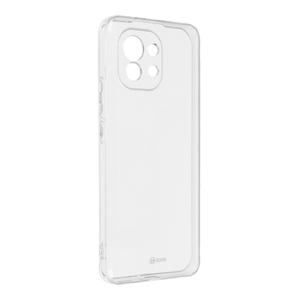 Husa de protectie Jelly Roar pentru Xiaomi Mi 11 / Mi 11 5G, Transparenta, Premium