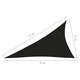 Copertina parasolar vidaXL, Tesatura oxford cu invelis din PU, 3 x 4 x 5 m, Negru