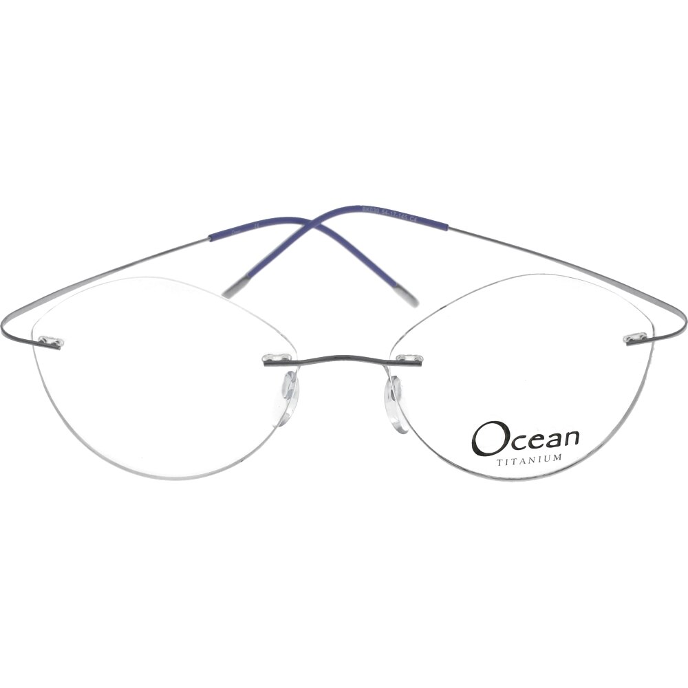 Rame ochelari de vedere Ocean Titan BK039 C4, Argintiu, 54 mm
