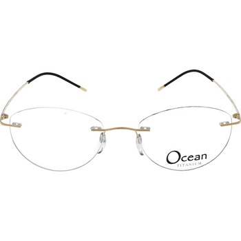 Rame ochelari de vedere Ocean Titan BK036 C1, Auriu, 51 mm Rame ochelari de vedere Ocean Titan BK036 C1, Auriu, 51 mm