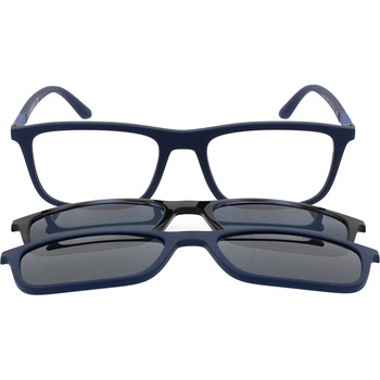 Rame ochelari de vedere Emporio Armani EA4160 5088/1W, clip-on, Albastru, 55 mm Rame ochelari de vedere Emporio Armani EA4160 5088/1W, clip-on, Albastru, 55 mm