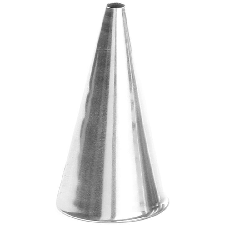 Varf decorare pentru cofetarie/patiserie, Hendi, rotund, Inox