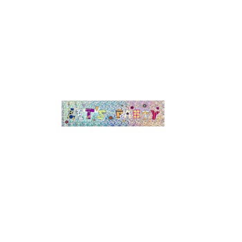 Banner de perete LET'S PARTY, 2.6 m x 11 cm, Multicolor, JMB-BBL2893 Banner de perete LET'S PARTY, 2.6 m x 11 cm, Multicolor, JMB-BBL2893