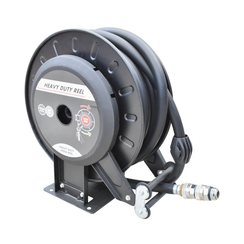 Furtun transfer combustibil 3/4 12m pe tambur derulator