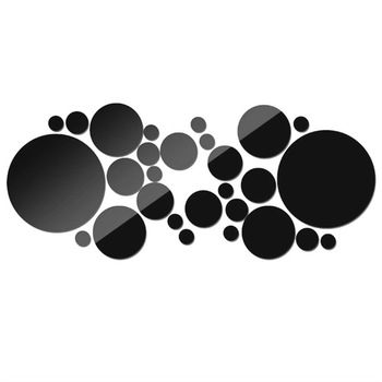 Set Oglinzi Decorative Acrilice Design 3D ROUND Black Luxury Home 26 bucati MyStyle® Set Oglinzi Decorative Acrilice Design 3D ROUND Black Luxury Home 26 bucati MyStyle®