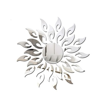 Set Oglinzi Decorative Acrilice 3D SILVER SUNFLOWER Luxury Home 27 bucati MyStyle® Set Oglinzi Decorative Acrilice 3D SILVER SUNFLOWER Luxury Home 27 bucati MyStyle®