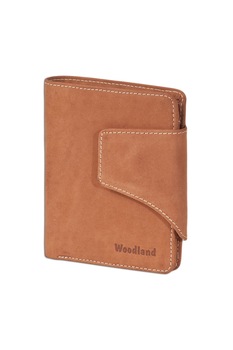 Portofel dama universal Woodland, Piele naturala bivol, Cognac Portofel dama universal Woodland, Piele naturala bivol, Cognac