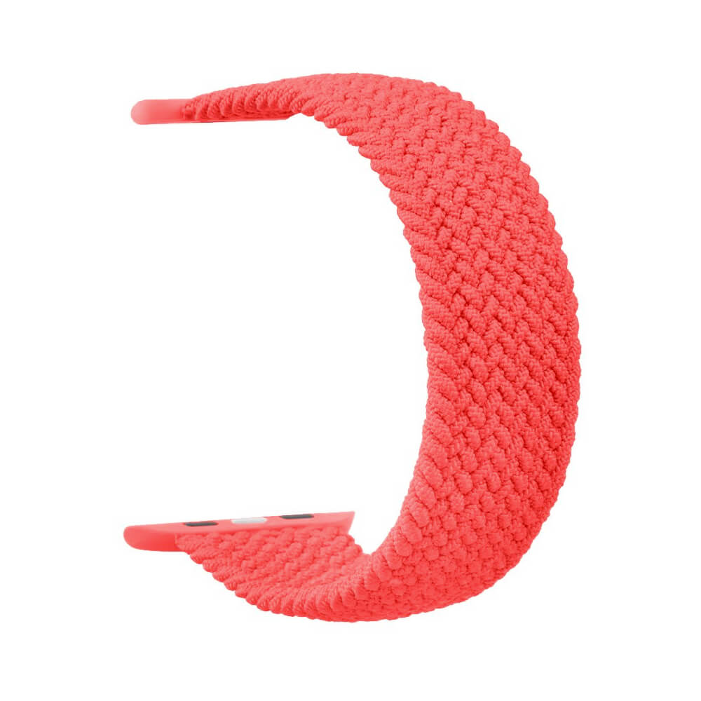 Curea textila marimea M pentru Apple Watch 38mm, 40mm, Tactical 758 Band Braid String Band (rosu)