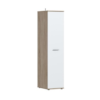 Dulap cu o usa Sani Mambo SB-2677,45x55x191,1 cm,Stejar sonoma/Alb Dulap cu o usa Sani Mambo SB-2677,45x55x191,1 cm,Stejar sonoma/Alb