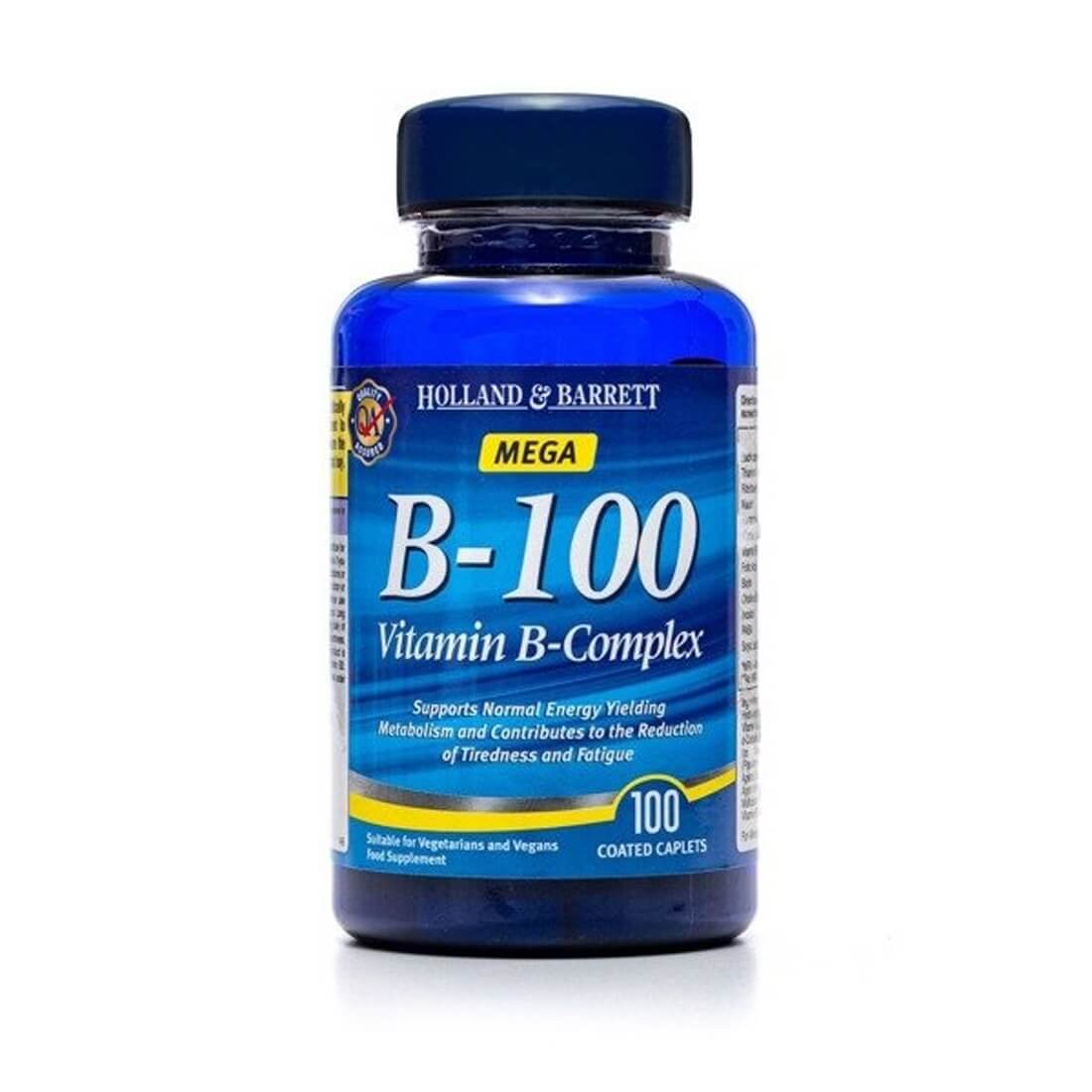 Supliment Alimentar Vitamina B, Holland & Barrett, 100 Capsule - EMAG.ro