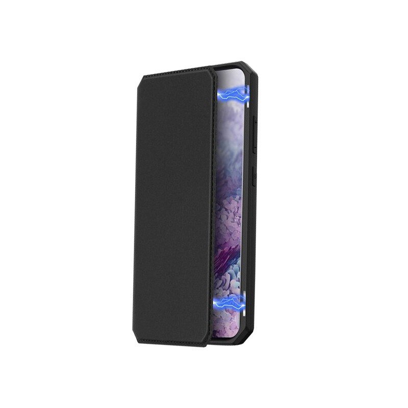 Husa Premium Duxducis Skin X Flip Cover Compatibila Cu Samsung Galaxy S20+ Plus, Negru