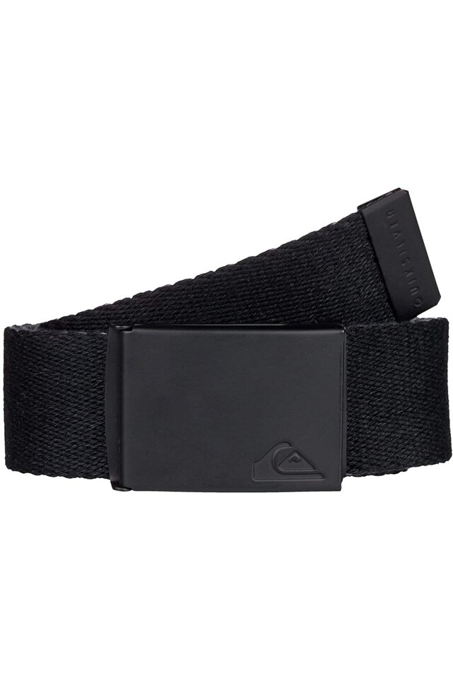 Curea barbati Quiksilver, neagra, 105 cm lungime