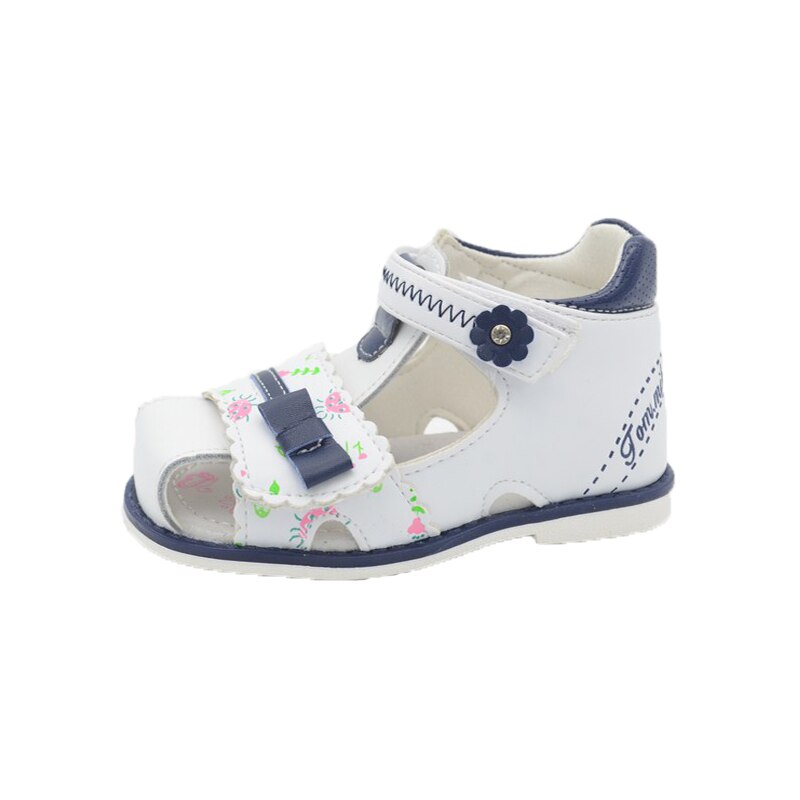 Sandale ortopedice pentru fete Tom Miki B-3230-B, Alb 15428