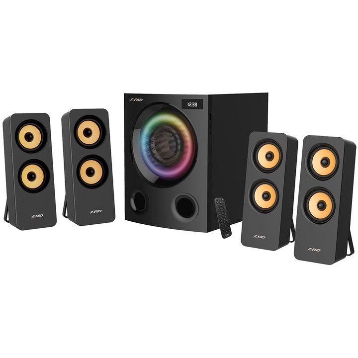 Озвучителна система F&D F7700X, Черен, 80 W