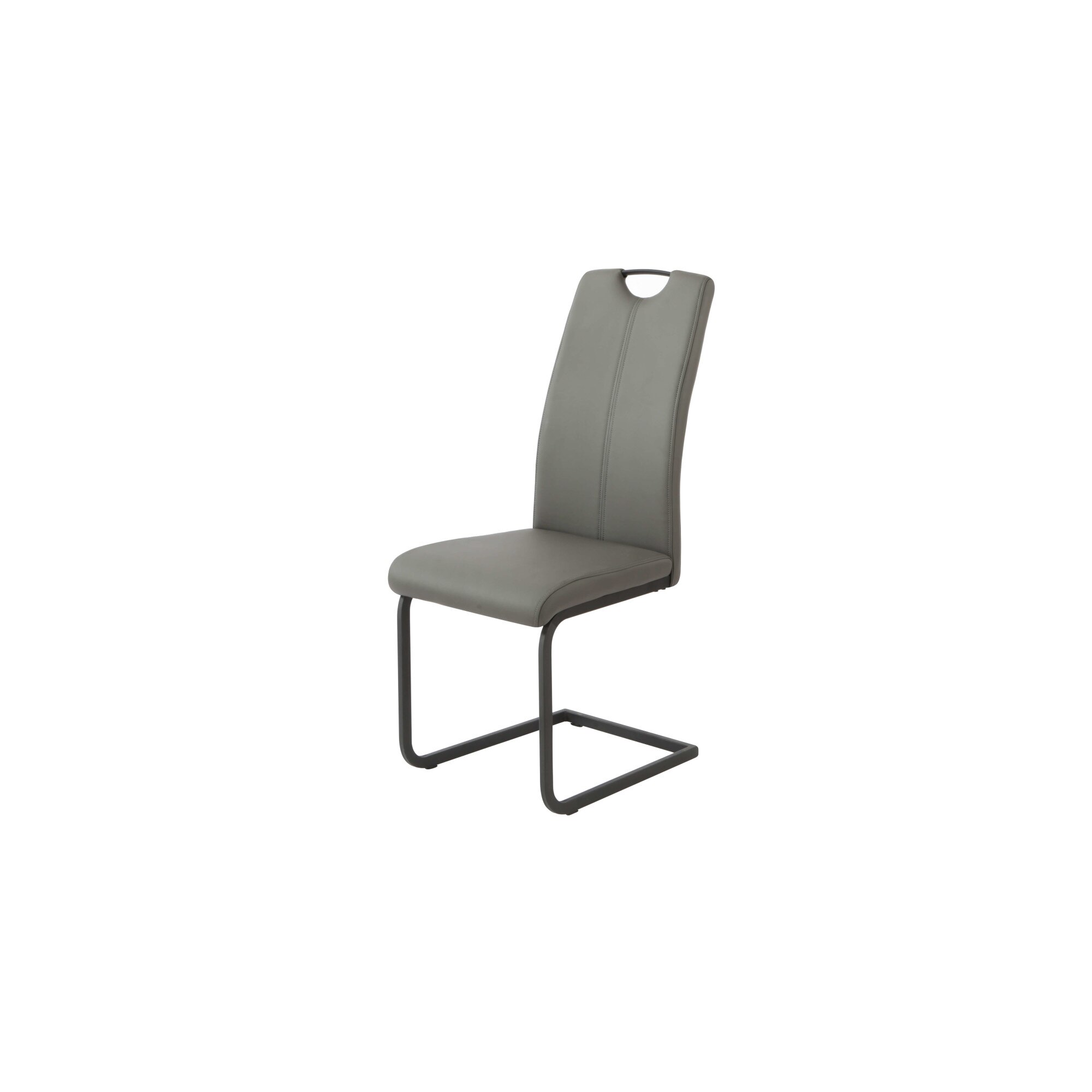 Scaun living Matera Gri, 42x62x99 h cm