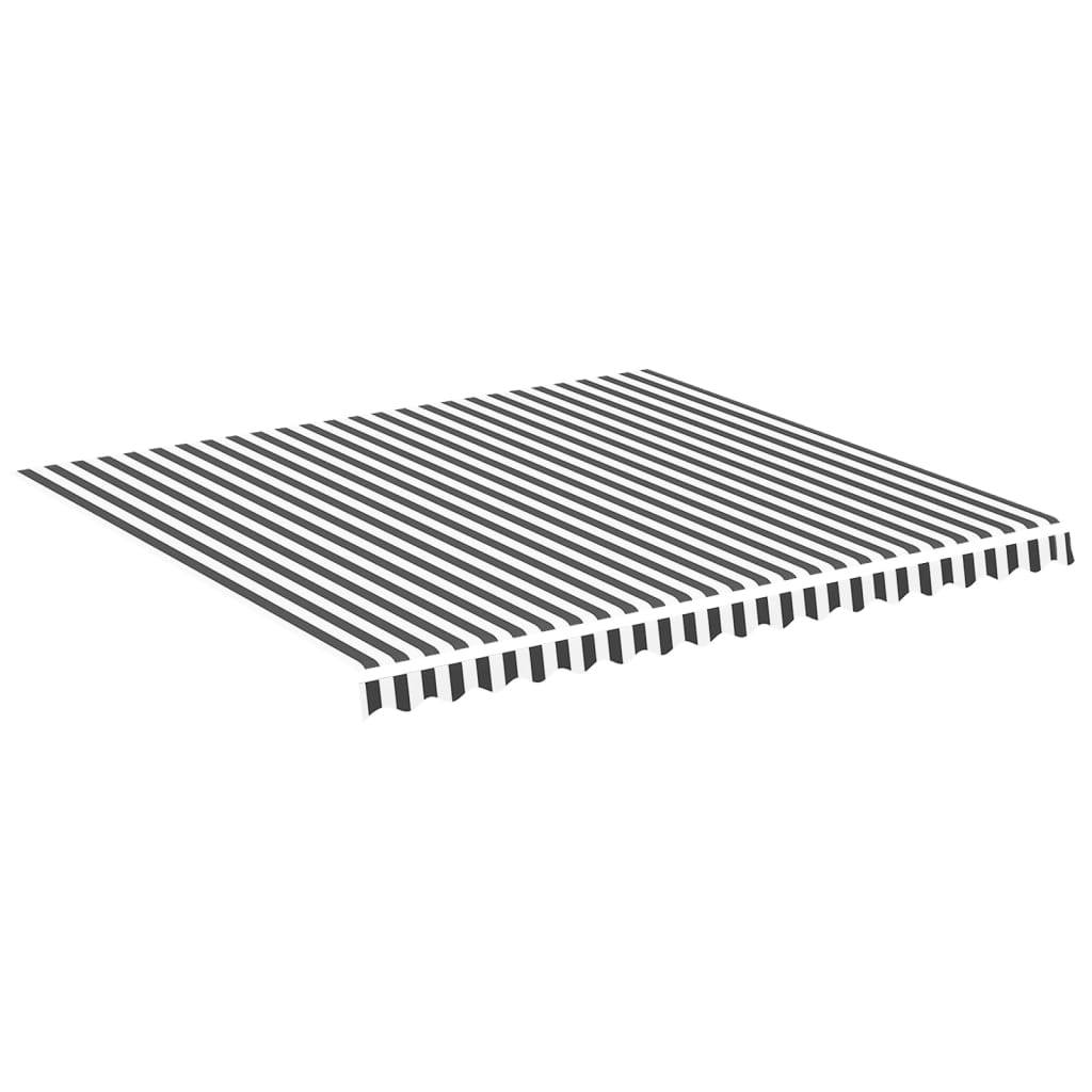 Panza de rezerva pentru copertina vidaXL, Poliester, 380 x 345 cm, Antracit/Alb