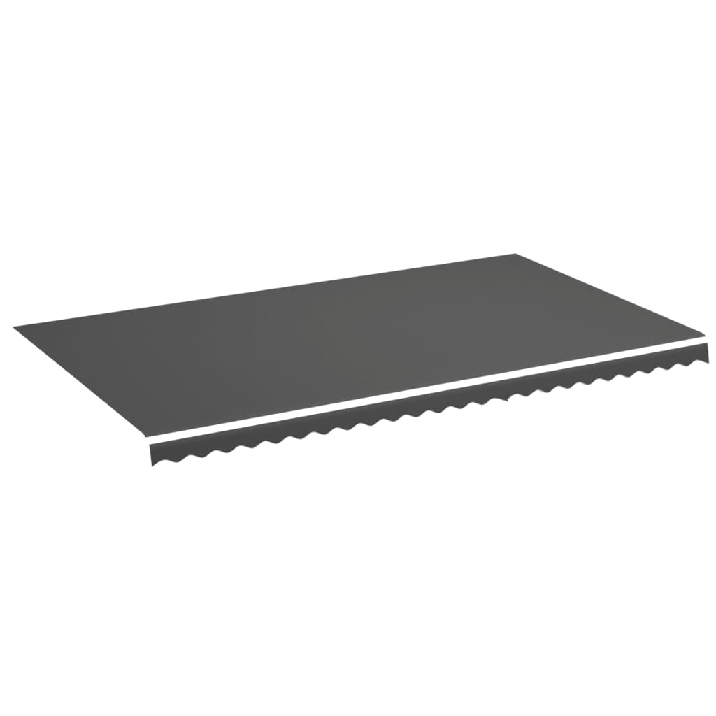 Panza de rezerva pentru copertina vidaXL, Poliester, 600 x 350 cm, Antracit