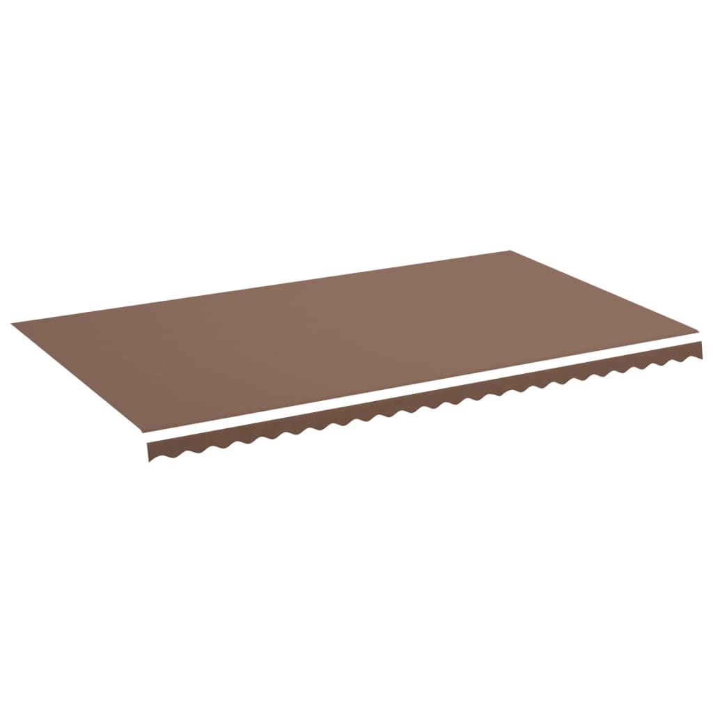 Panza de rezerva pentru copertina vidaXL, Poliester, 580 x 345 cm, Maro