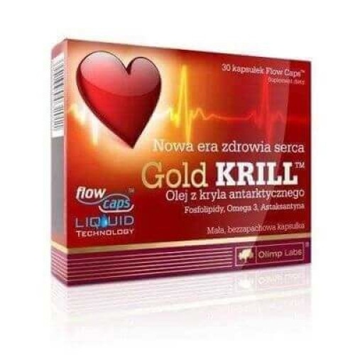 Supliment alimentar Olimp Gold Krill Oil, 30 capsule