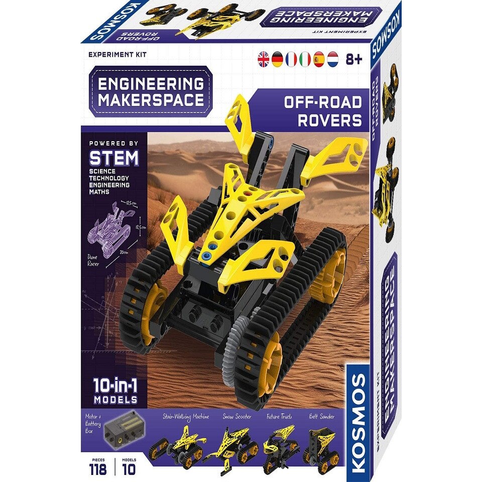 Vehicul Transformabil 10 in 1 Kosmos, Off-Road Rovers, 25 x 28 cm