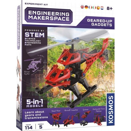 Kit Pentru Constructie Elicopter 5 in 1 Kosmos, 22 x 28 cm