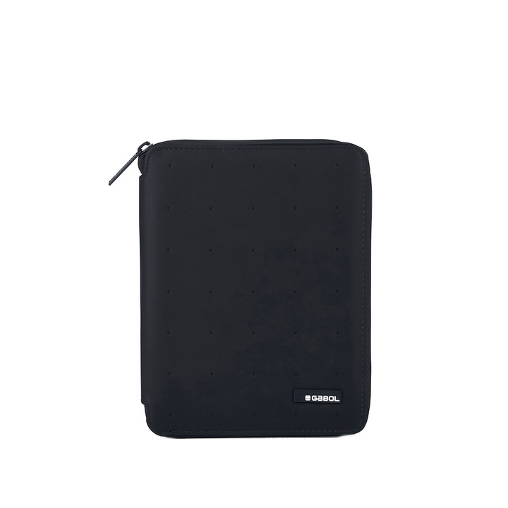 Mapa business Gabol, colectia Alpha, neagra format A5, 18 x 23 cm