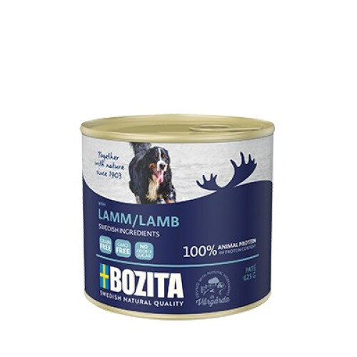 Hrana umeda pentru caini, Bozita®, cu miel, 625 gr