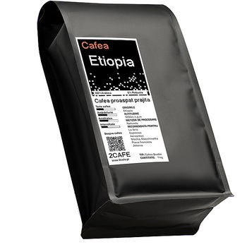Cafea boabe Etiopia, 1 kg, proaspat prajita Cafea boabe Etiopia, 1 kg, proaspat prajita