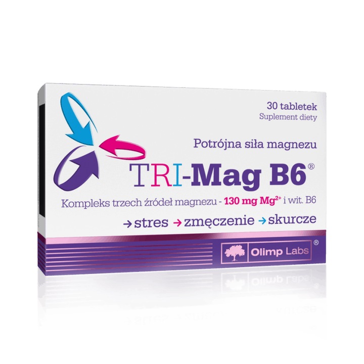 Supliment Olimp Tri-Mag B6, 30 comprimate