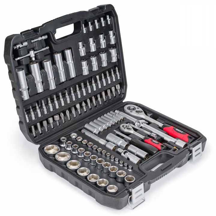 108 kulcsos készlet BEST CRV alappal, Powermat PM-BK-108-01