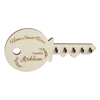 Suport chei perete din lemn personalizat 41 cm x 19 cm Suport chei perete din lemn personalizat 41 cm x 19 cm