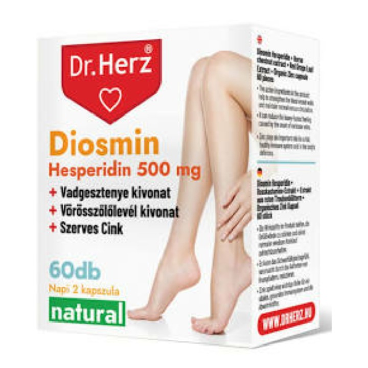 Dr.herz diozmin+hezperidin 500mg kapszula 60 db