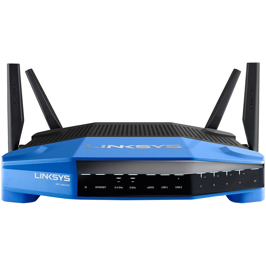 Router Wireless Linksys WRT1900ACS Dual-Band with Ultra-Fast 1.6 GHz CPU