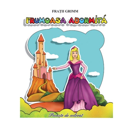 Carte De Colorat X5 Frumoasa Adormita Valentin Sava Ilustratii Emag Ro