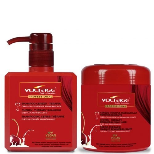 Set Masca de par si sampon Voltage Cherry, 500 ml