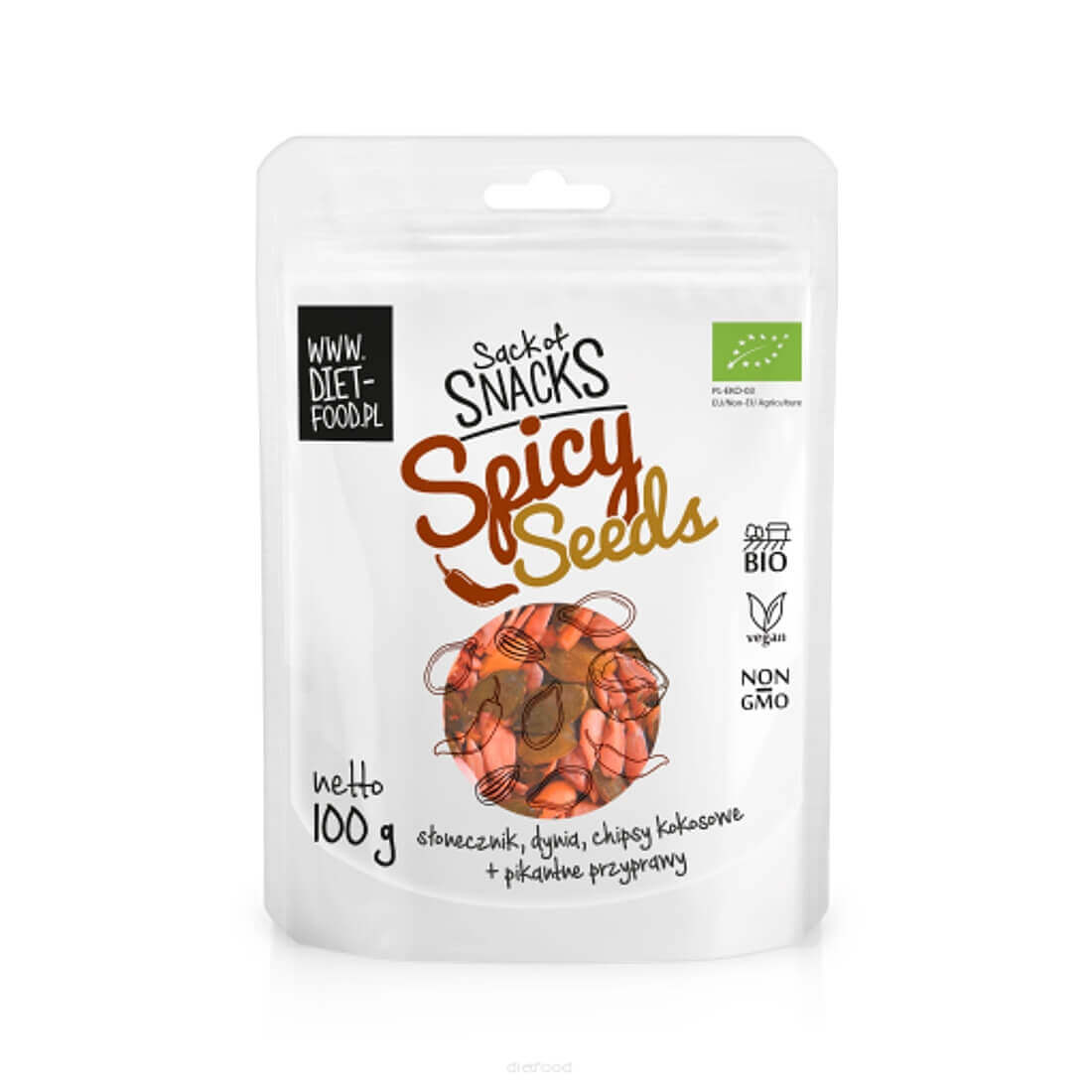 Seminte picante BIO, Diet Food, 100 g