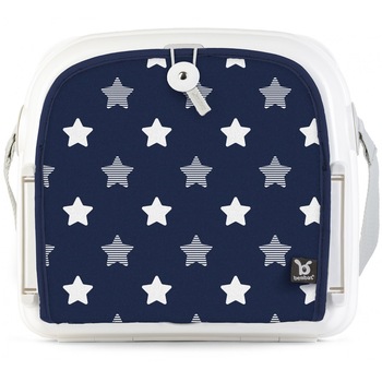 Geanta-scaun inaltator YummiGo Navy Stars, Benbat, 31,6 x 30 x 13,5 cm Geanta-scaun inaltator YummiGo Navy Stars, Benbat, 31,6 x 30 x 13,5 cm